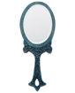 Picture of Wooden Hand Mirror Royal Look Oval Small (Select your Colour)