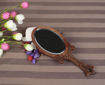 Picture of Wooden Hand Mirror Royal Look Oval Sheesham Wood