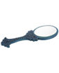 Picture of Wooden Hand Mirror Royal Look Oval (Blue)