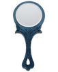 Picture of Wooden Hand Mirror Royal Look Round Small (Select your Colour)