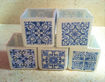 Picture of Blue tiles votive