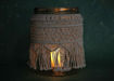 Picture of Macrame work on glass jar