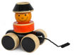 Picture of Go Go Wooden Stacker on Wheels Toy