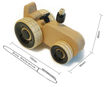 Picture of Ippu Tractor Wooden Pull Toy