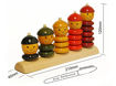 Picture of Peppy Five Wooden Stacker Toy