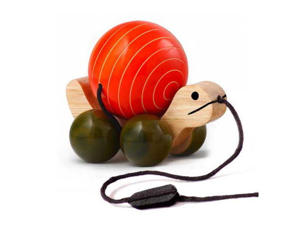 Picture of Tuttu Turtle Wooden Pull Toy