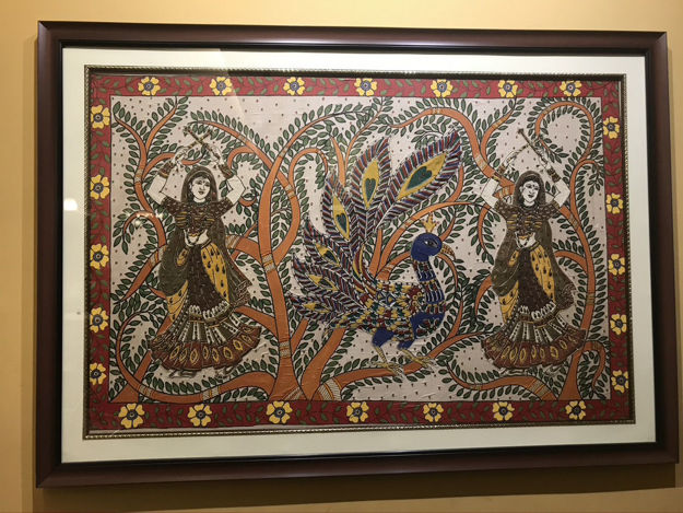 Picture of Madhubani Painting Framed (Landscape)