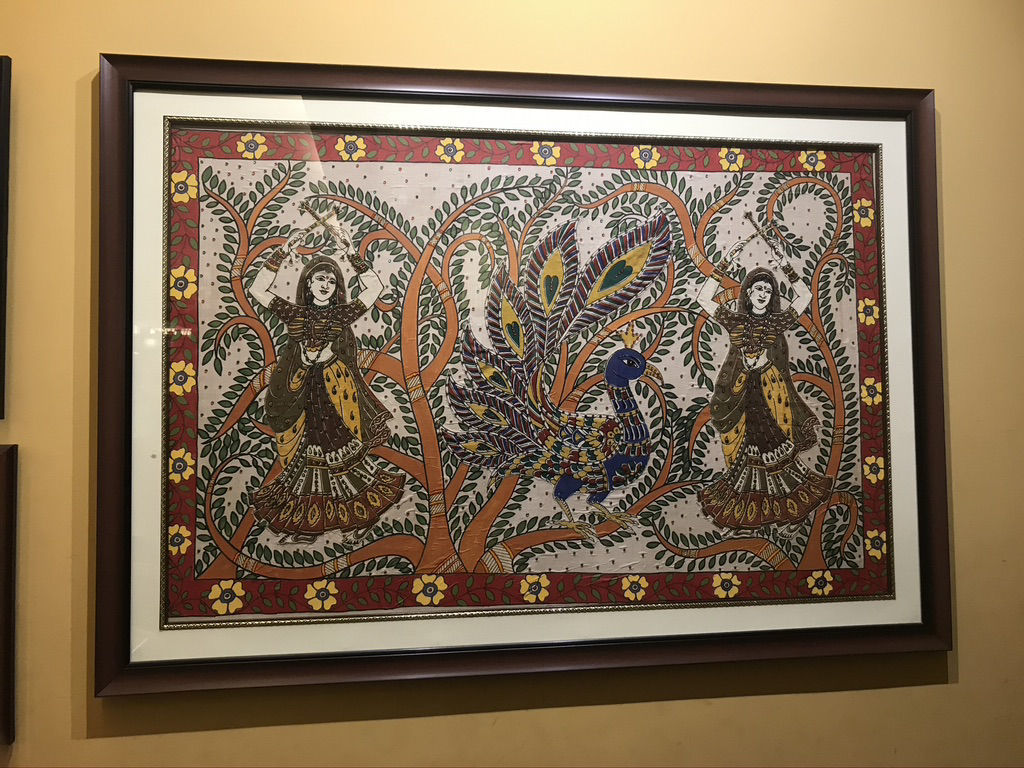 Madhubani Painting Framed (Landscape) | Wecomart - Buy Authentic Indian ...