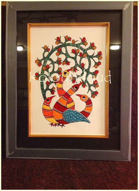 Picture of Gond Painting Framed (Portrait)