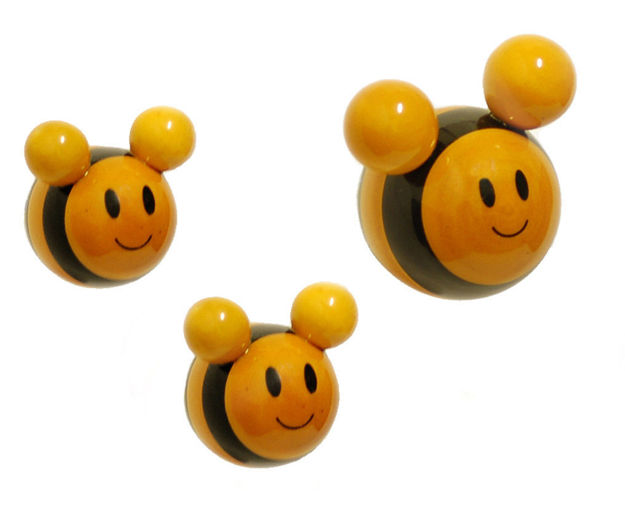 Picture of Buzzing Bees Fridge Magnet (Set of 3)