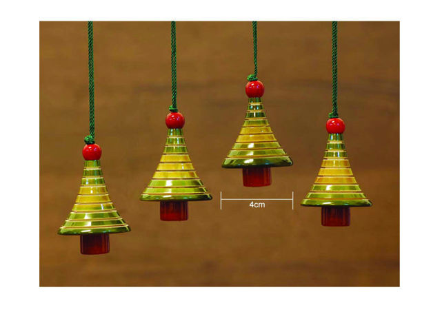 Picture of Wooden Christmas Decor FIR (Set of 4)