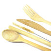 Picture of Bamboo Cutlery Set with Pouch (Set of 5)