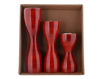 Picture of Triune Wooden Candle Holder (Set of 3)