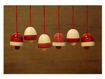 Picture of Wooden Christmas Decor  BELLS (Set of 6)