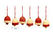 Picture of Wooden Christmas Decor  BELLS (Set of 6)