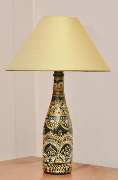 Picture of Bottle Lamp Handcrafted Jewelled