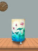 Picture of Handpainted Cloth Lamp Lotus