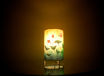 Picture of Handpainted Cloth Lamp Lotus