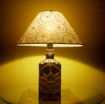 Picture of Bottle Lamp Hand Painted Lotus Jewel