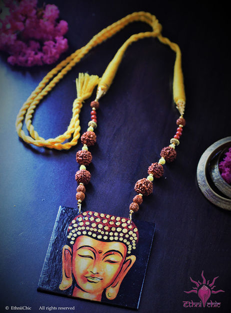 Picture of Handpainted Buddha Neckpiece