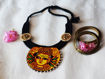 Picture of Kerala Mural Apsara Neckpiece 18