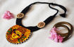 Picture of Kerala Mural Apsara Neckpiece 18