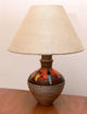 Picture of Bottle Lamp Hand Painted Africa