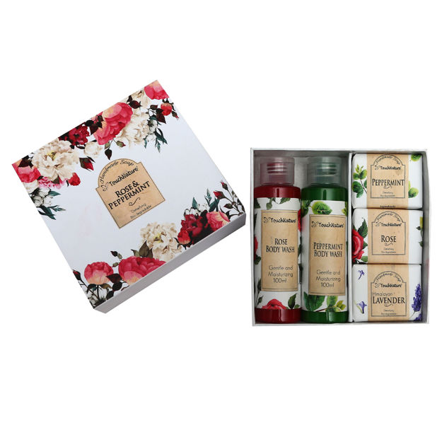 Picture of Handmade Exclusive Gift Set - Body Wash & Natural Soap