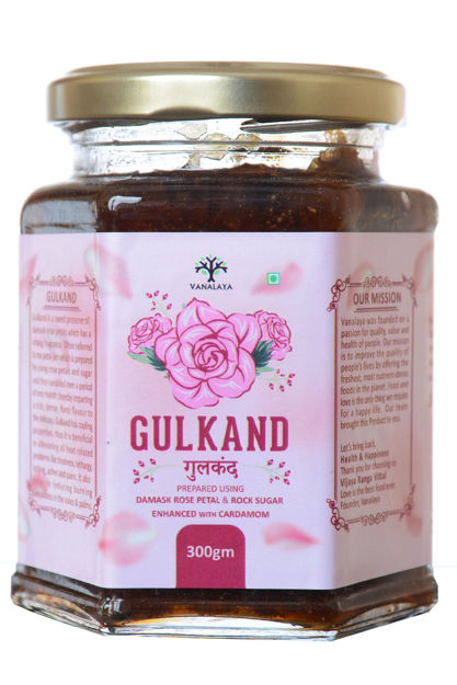 Picture of Gulkand with Damask Rose Along with Cardamon Jam