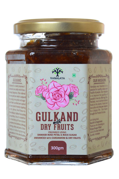 Picture of Gulkand with Damask Rose Along with dry fruits jam