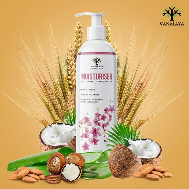 Picture of Moisturizing lotion with Coconut oil Aloevera and Shea butter