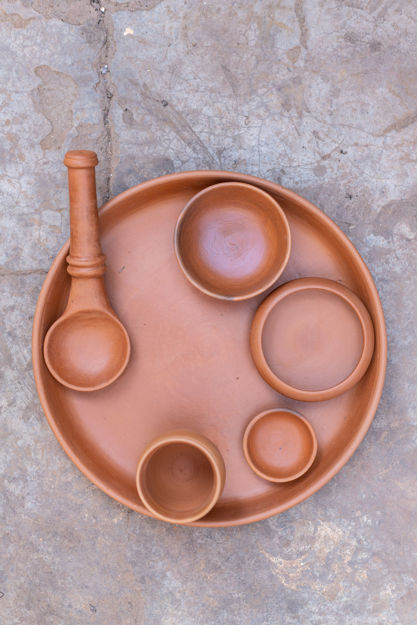 Picture of Clay Pottery Dinner Set (Set of 2)