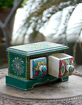 Picture of Hand Painted Wooden Jewellery Box - Set of 1 (Available in 2  Colors)