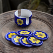 Picture of Coaster -  Set of 6 with 1 Holder (Available in 6 Designs)