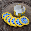 Picture of Coaster -  Set of 6 with 1 Holder (Available in 6 Designs)