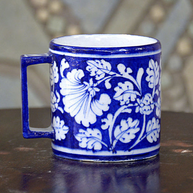 Picture of Blue Floral Coffee Mug
