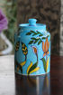 Picture of Blue Pottery Sugar Jar (Available in 5 Designs)