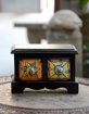 Picture of Hand Painted Wooden Jewellery Box - Set of 1 (Available in 2  Colors)