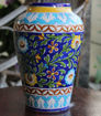 Picture of Floral Cylinder Vase - Set of 1 (Available in 2 Colors)
