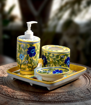 Picture of Floral Bathroom Set - Set of 1 (Available in 2 Colors)