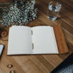 Picture of Leather Notebook with Handmade Paper - Set of 1 (Available in 4 Designs)