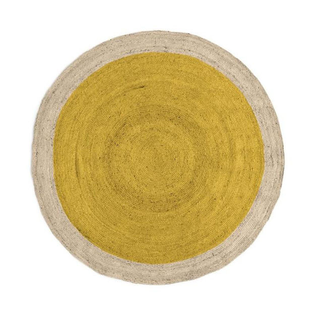 Picture of Yellow & Beige Indoor Area Rug