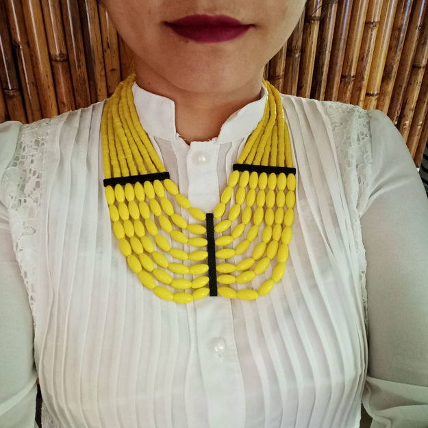 Picture of Yellow Fusion Necklace