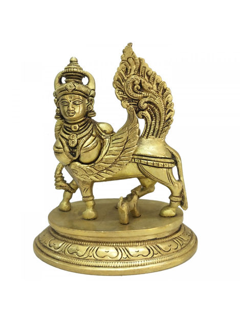 Picture of Brass Kamadhenu Cow Showpiece