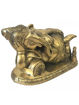 Picture of Ganesha Brass Relaxing Statue