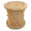 Picture of Bamboo Beige Cane Stool