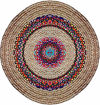 Picture of Hand Woven Jute Mix Chindi Round Indoor Carpet