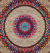 Picture of Hand Woven Jute Mix Chindi Round Indoor Carpet
