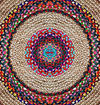 Picture of Hand Woven Jute Mix Chindi Round Indoor Carpet