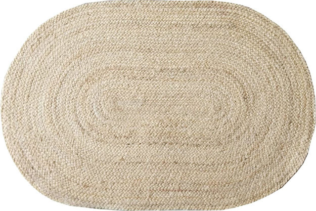 Picture of Hand Woven Jute Oval Shape Indoor Floor Mat